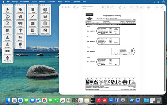 Digitale Wegeverwaltung, Standort PDF Generierung